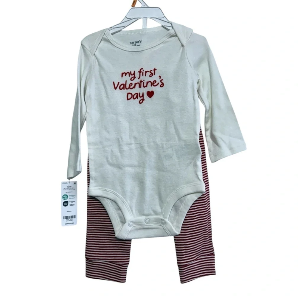 Carter's My First Valentine's Baby Set 12 months